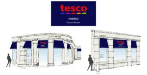 Tesco supermarket's brand strategy, identity, colours and logo