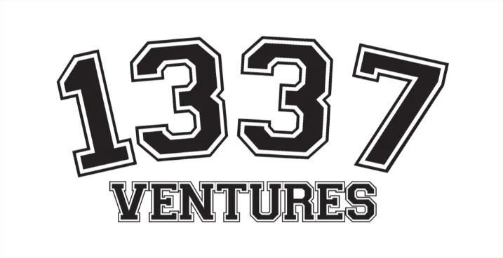 1337 ventures varsity font display logo