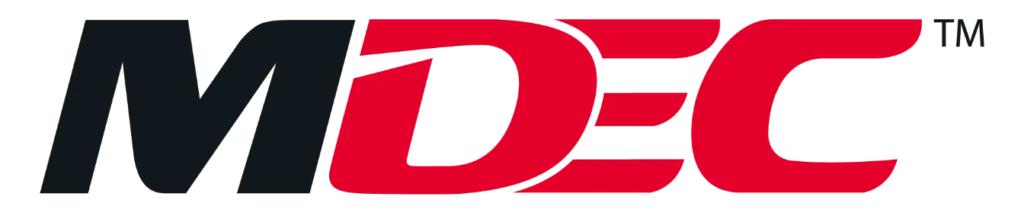 Malaysia Digital Economy Corporation (MDEC ) black and red logo